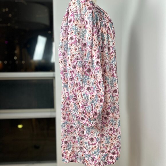 Isabel Marant Etoile Mid-Length Floral V-Neck Dress Size FR 36 - Picture 4 of 11